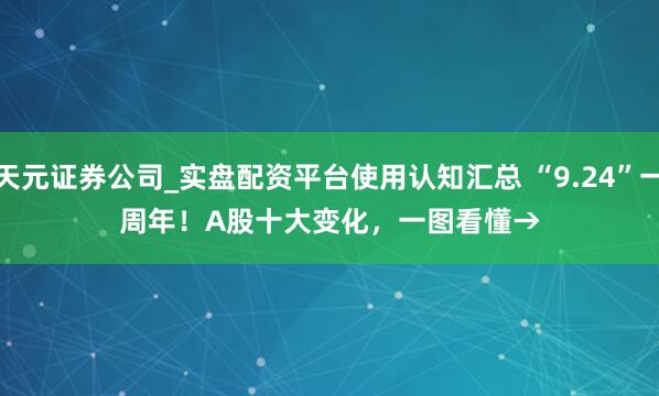 天元证券公司_实盘配资平台使用认知汇总 “9.24”一周年！A股十大变化，一图看懂→